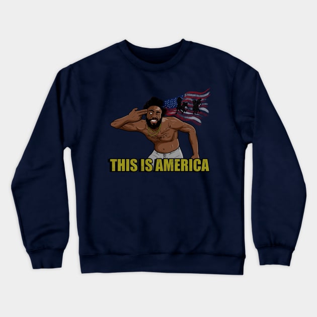 AmericaLands Crewneck Sweatshirt by MarianoSan